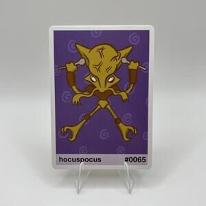 Hocuspocus  (Alakazam) #0065- Gen 1 Pookiemoot Fan Art - Pokemon